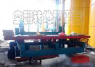 分布固定式切割機，空翻轉地翻過程